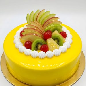 Fresh mix fruit cake